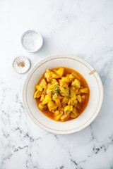 Turkey curry with pineapple
