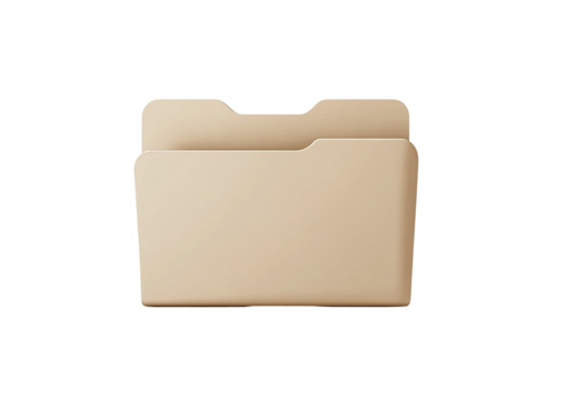 Beige file folder icon