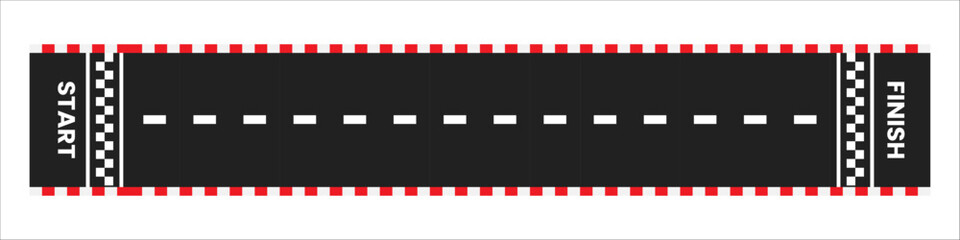 aspalt race track. vector