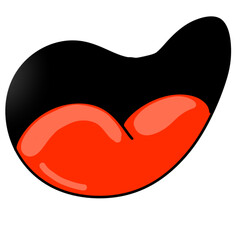 Mounth vector isolated