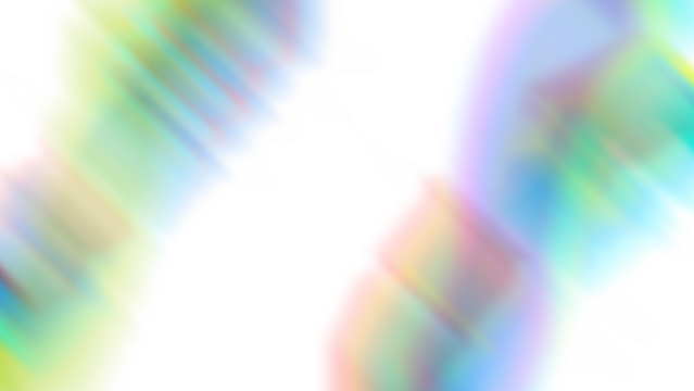 An abstract design showcases a vibrant rainbow effect on a contrasting black backdrop.