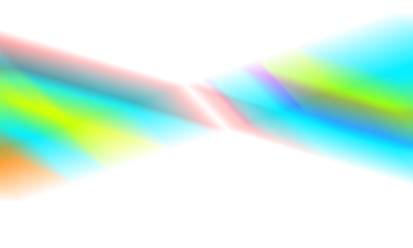 Abstract composition showcasing vibrant rainbow hues blended in a dynamic arrangement.