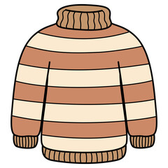 Cozy Autumn Sweater isolated