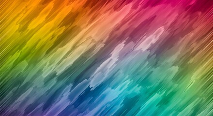 Obraz premium Abstract paint texture with diagonal brush strokes, multicolor transitions, and expressive sweeping motion, vivid artistic design.