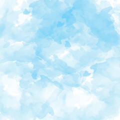Soft blue and white textured watercolor background for creative projects artistic gentle abstract wash subtle paper effect vector