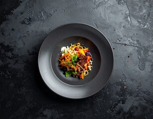 Culinary Art Photography&mdash;Vibrant Gourmet Plate Composition