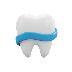 Protected Tooth Symbol on transparent background
