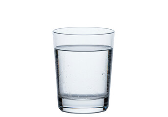 Isolated glass of clear water, refreshing thirst quencher for healthy living, hydrating drink