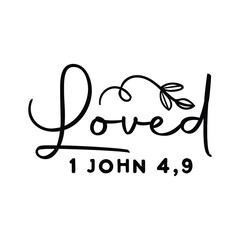 loved 1 john 4,9