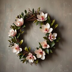 Botanical Magnolia Display for Living Room Inspiration