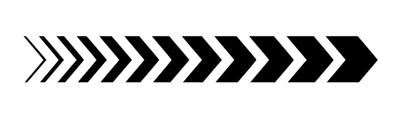 Acceleration arrow icon, turn sign, speed  vector illustration