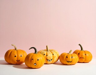 Generated image halloween pumpkin orange