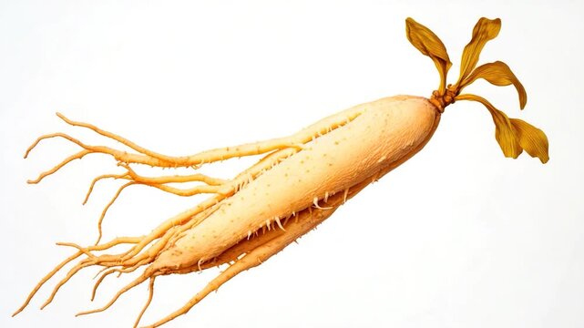 A detailed view of a plant's root system