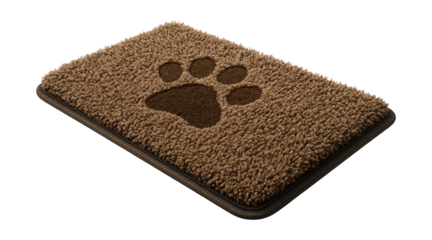 Durable absorbent floor mat for veterinary clinics to manage pet-related messes.