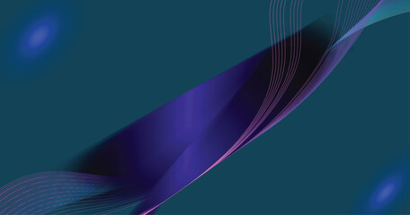 Abstract green background with wavy design