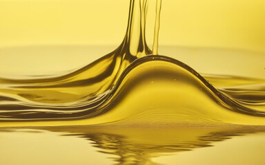 splash of oily liquid, transparent background