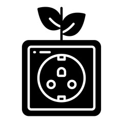 Modern design icon of eco receptacle 