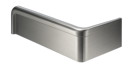 Sleek metal landscape edging ideal for modern urban gardens.