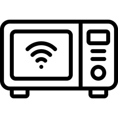 Smart Microwave Icon