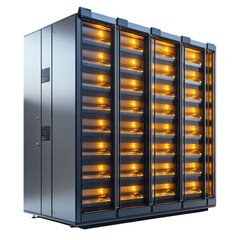 A commercial oven setup on transparent background