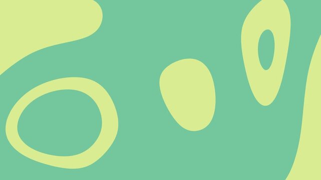 Green and lime abstract blob background animation for overlays, intros, titles, social media, websites, branding, and playful kids projects.
