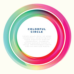 beautiful colorful geometric shape layout for presentation