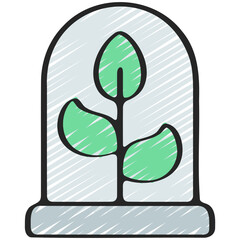 Artificial Plant Growth Chamber Icon