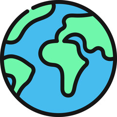 Earth Planet Icon