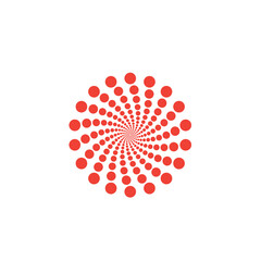 abstract red circle