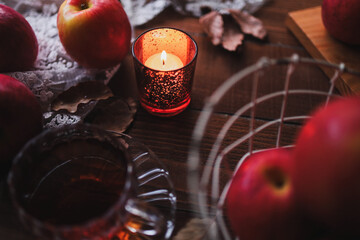 秋の日のキャンドルライト