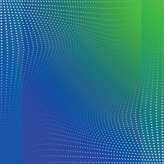 Abstract blue background with dots