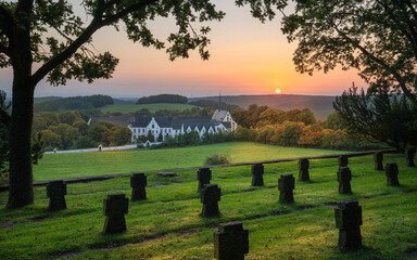 Monastery Mariawald, Heimbach, Eifel, North Rhine Westphalia, Germany