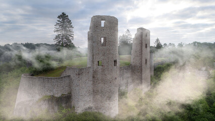 Schoenecken castle, Rhineland-Palatinate, Germany