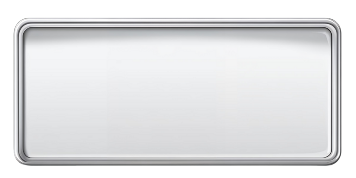 White rectangular shape with gradient effect for design and presentation elements