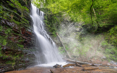 Klidinger waterfall, Eifel, Rhineland-Palatinate, Germany