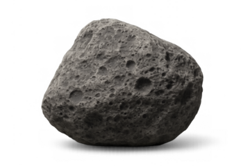 Asteroid or meteor rock floating in space