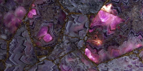 Natural amethyst stone texture