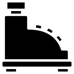 Cash Register Side View Icon