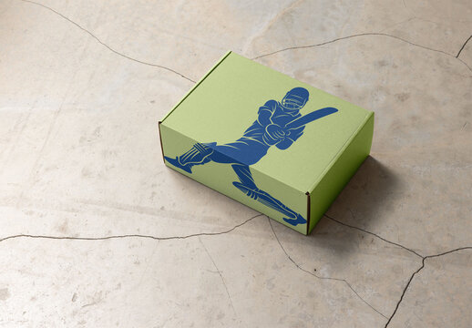 Mockup of Delivery Box on a Cracked Floor