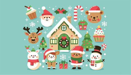 Christmas winter theme background