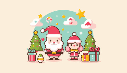 Christmas winter theme background