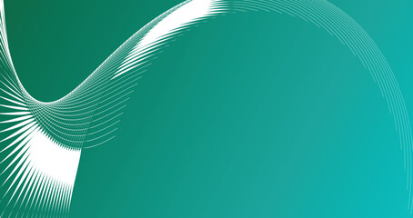 Abstract green background with line