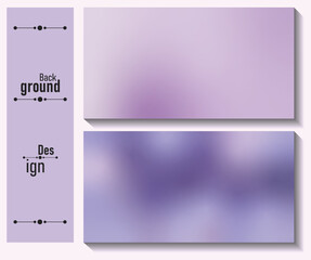 Soft purple and pink gradient backgrounds with subtle texture and design elements