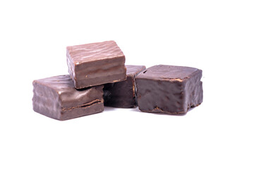 cookie isolated on white background.  Sweet biscuits.