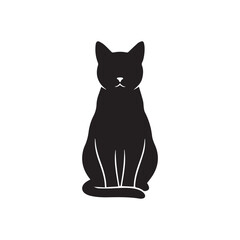 Cat Silhouette Design