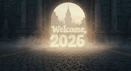Glowing Entrance: Light and Fog Announce 2026 Arrival