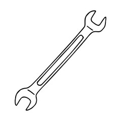 mechanic's spanner repair tool illustration