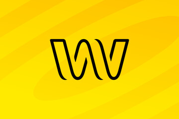 Letter W logo icon design template elements