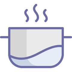 Cooking Icon – Kitchen Cooking Symbol, Food Preparation, Chef and Culinary Illustration