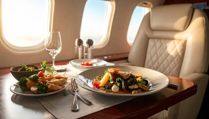 Business Class Meal Service